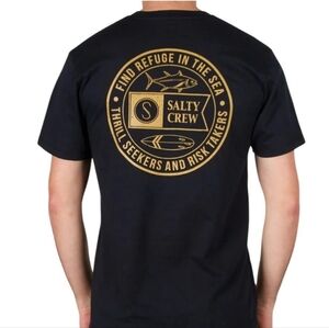 Salty Crew Men's Black Legends Premium Short Sleeve T-shirt Medium
